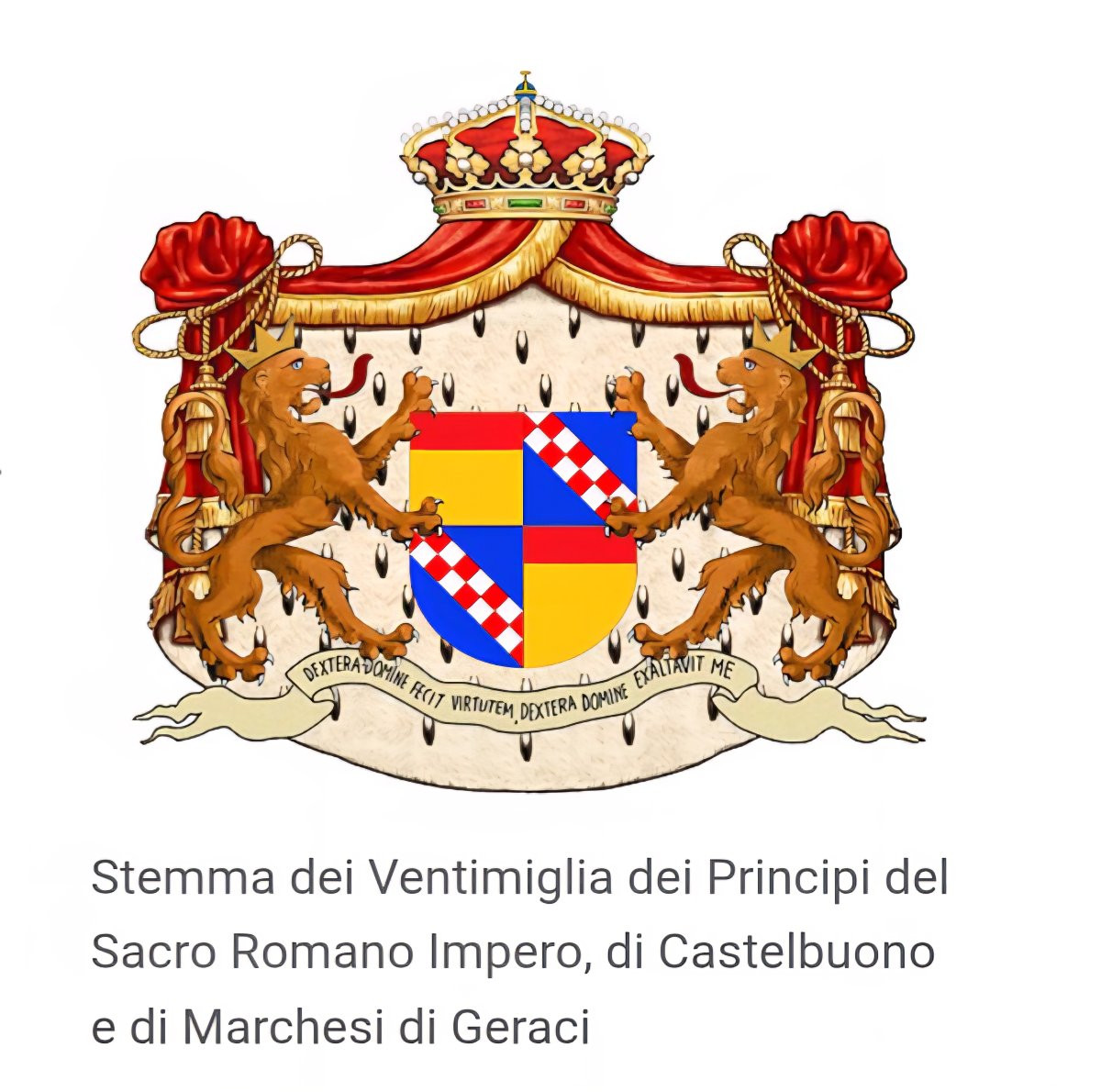 Stemma Nobiliare dei Principi di Ventimiglia, Marmo Bianco statuario di Carrara -photo-4