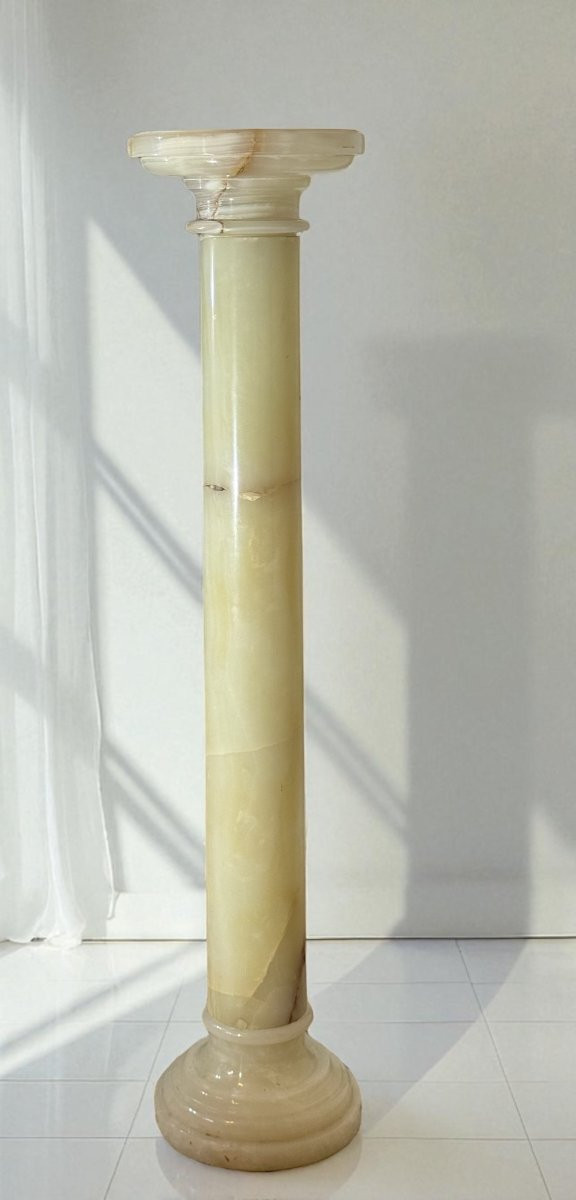 Colonna in Onice Bianco -photo-4