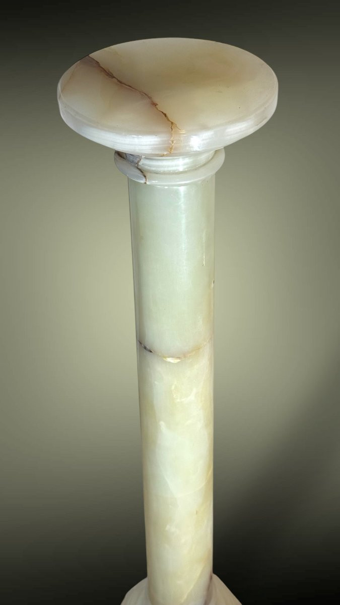 Colonna in Onice Bianco -photo-1