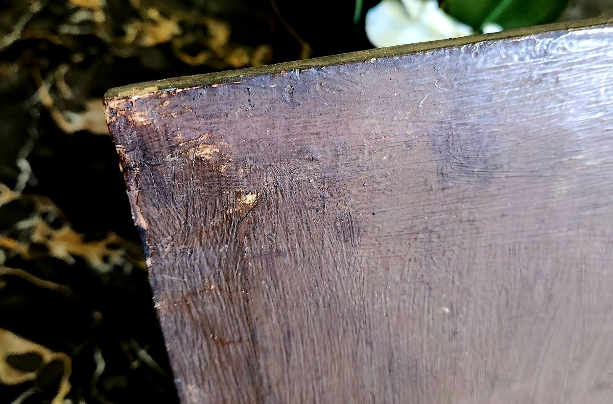 Dipinto Antico Maternità da Raffaello XVIII° -photo-4