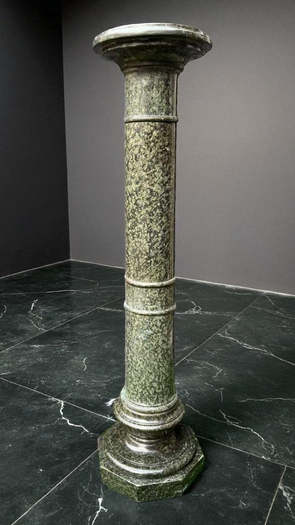 Colonna/Capitello in Marmo Verde Alpi -photo-1