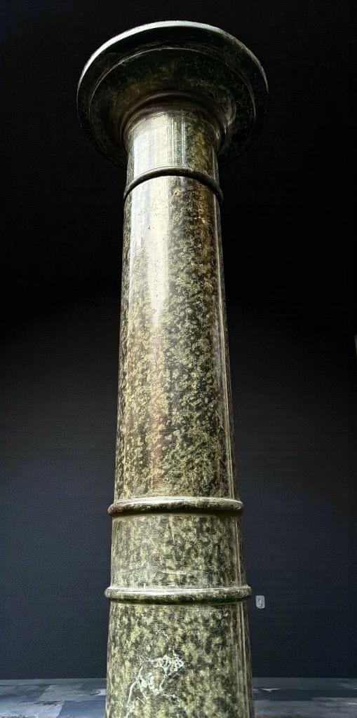 Colonna/Capitello in Marmo Verde Alpi -photo-3