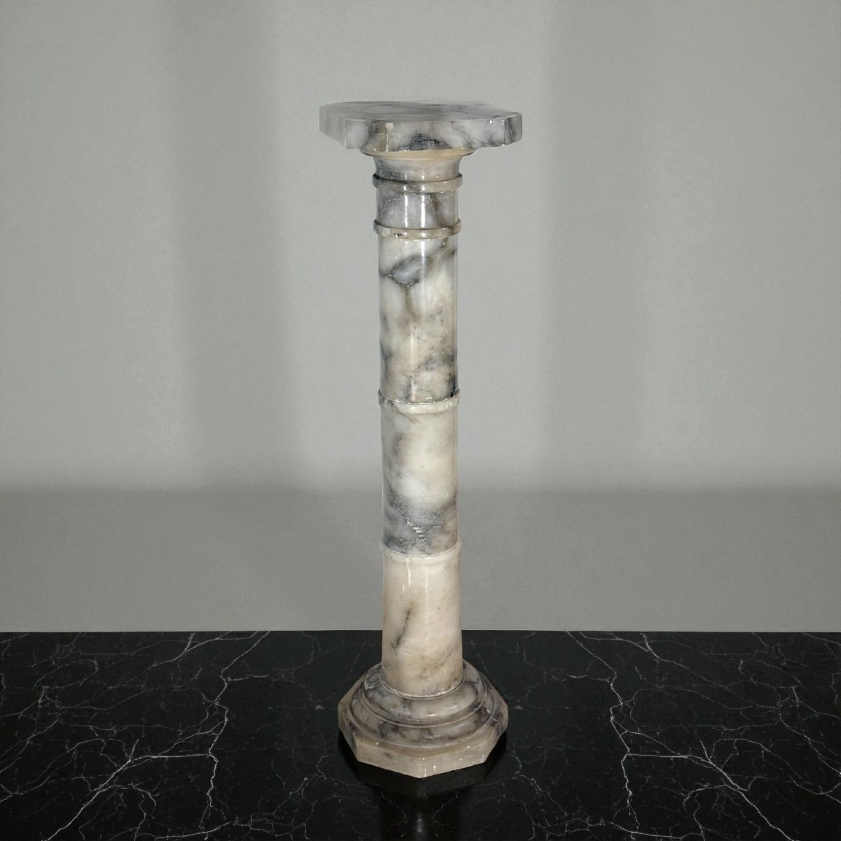 Colonna/Capitello in Marmo Arabescato -photo-4