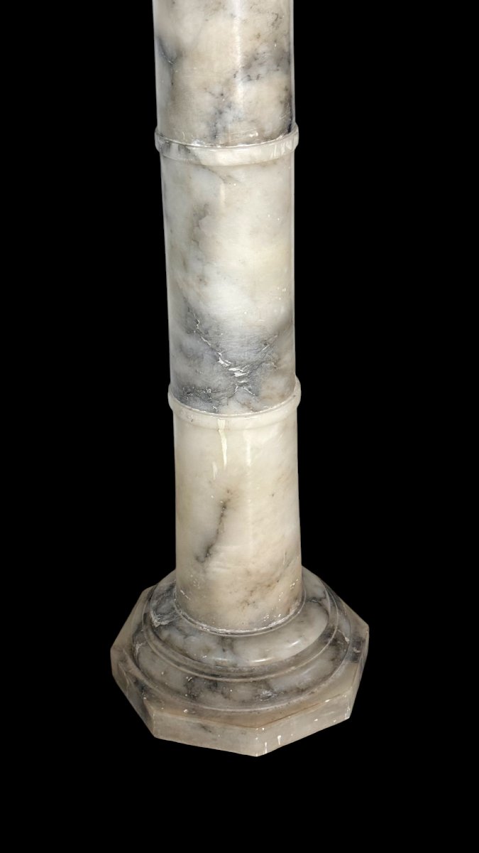 Colonna/Capitello in Marmo Arabescato -photo-3