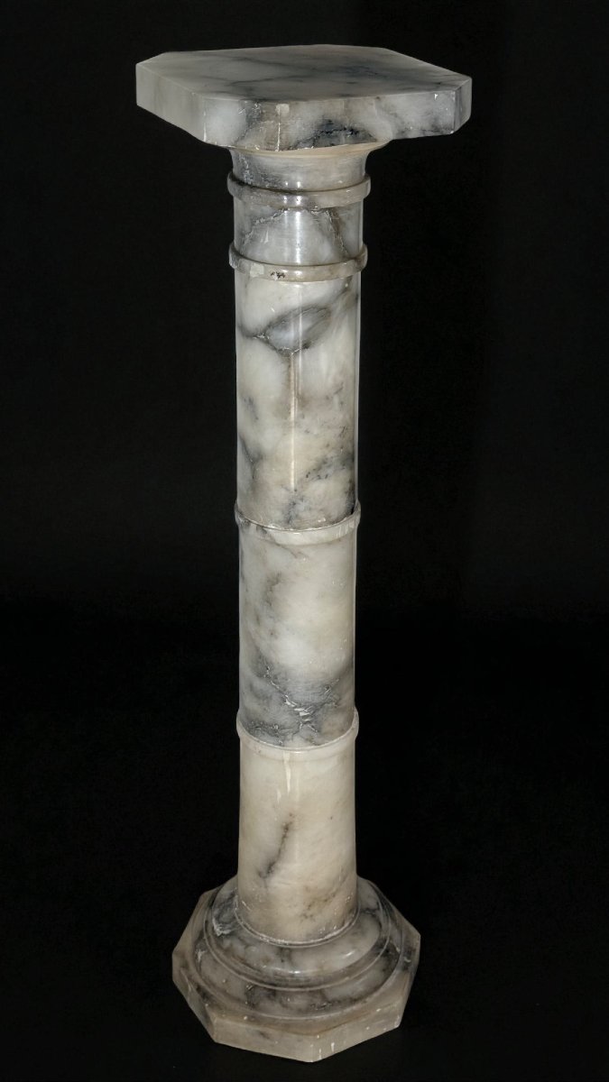 Colonna/Capitello in Marmo Arabescato -photo-6