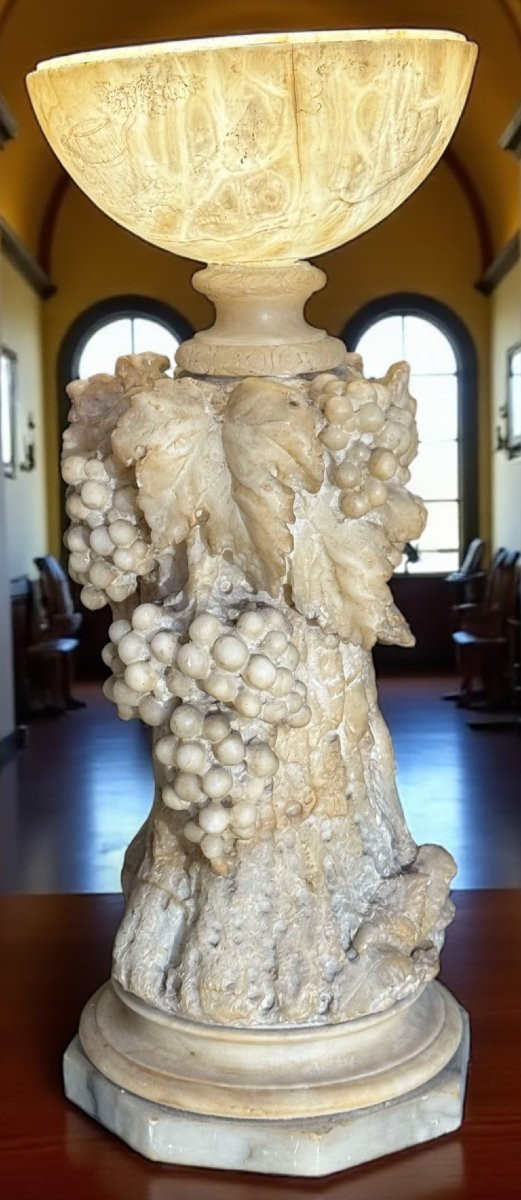 Vaso mitologico con foglie di vite e scene di baccanti-photo-2