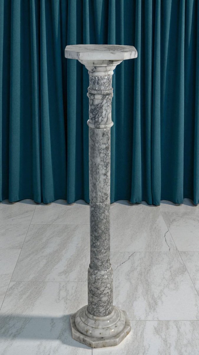Colonna Marmo Arabescato -photo-3