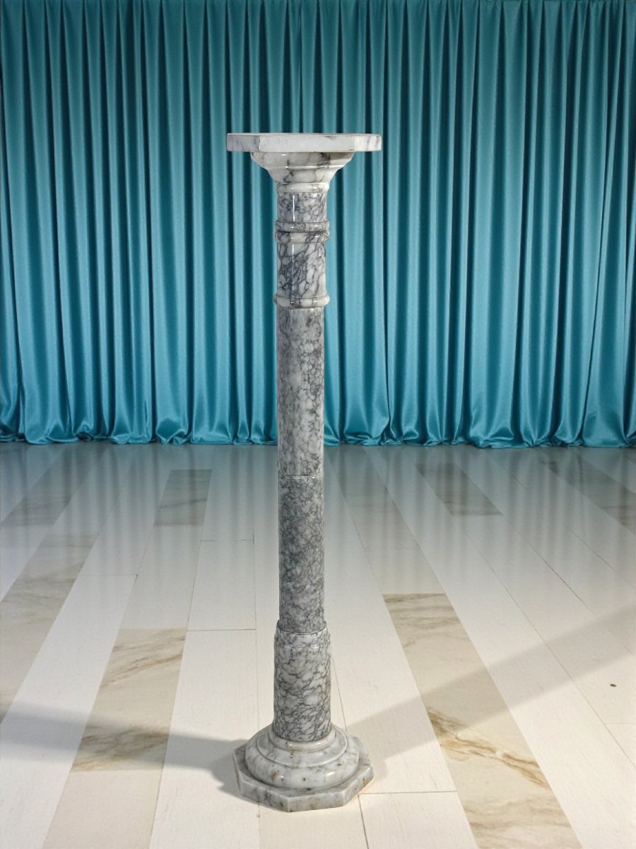 Colonna Marmo Arabescato -photo-1