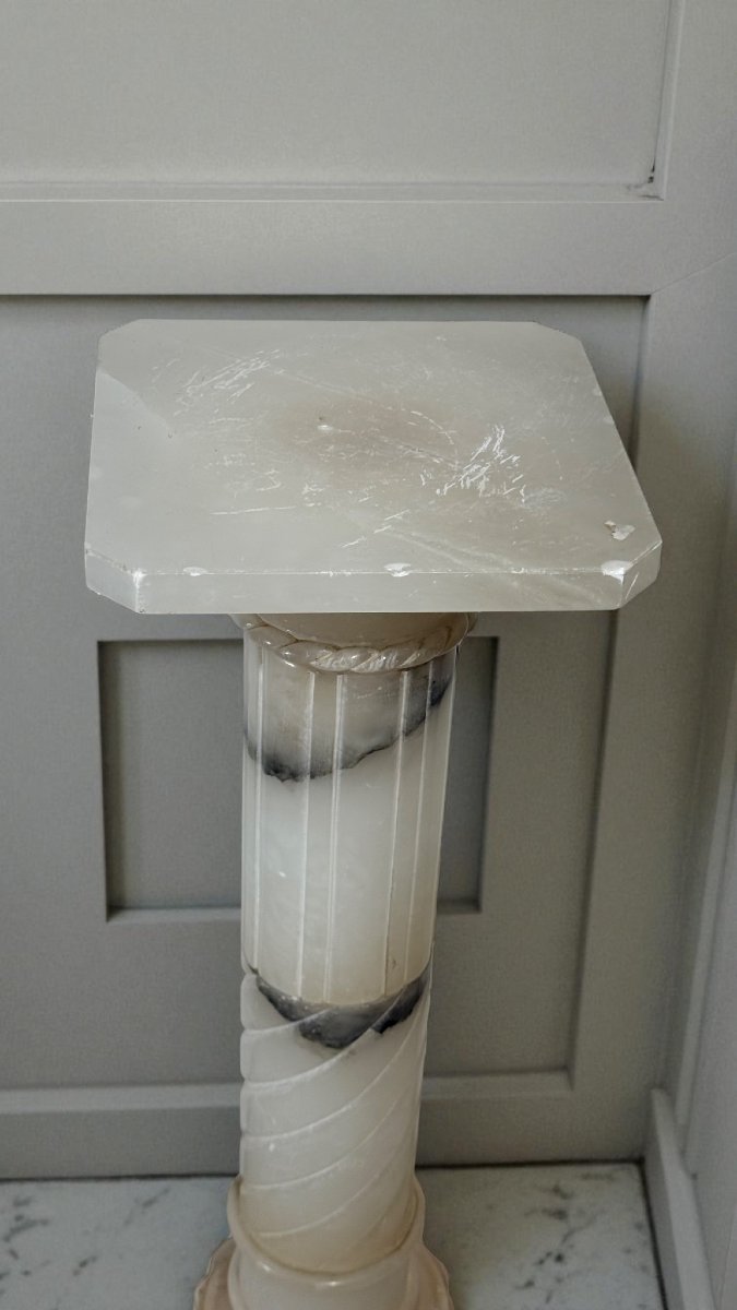 Colonna in Marmo Bianco -photo-3