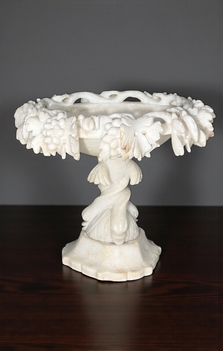 Coppia di Vasi scolpiti in Marmo -photo-3