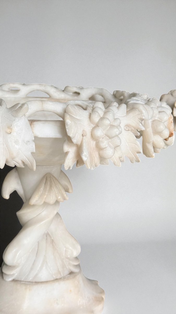 Coppia di Vasi scolpiti in Marmo -photo-7