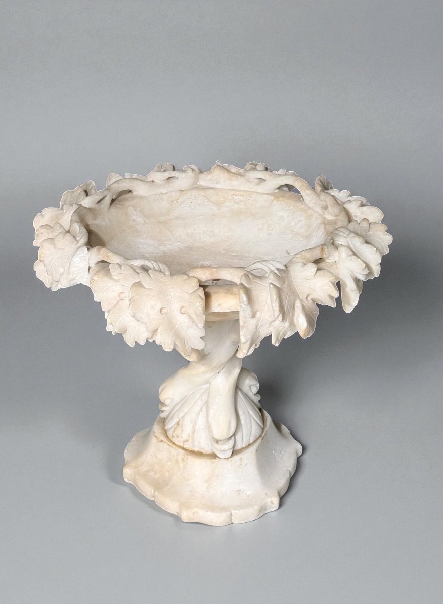 Coppia di Vasi scolpiti in Marmo -photo-8