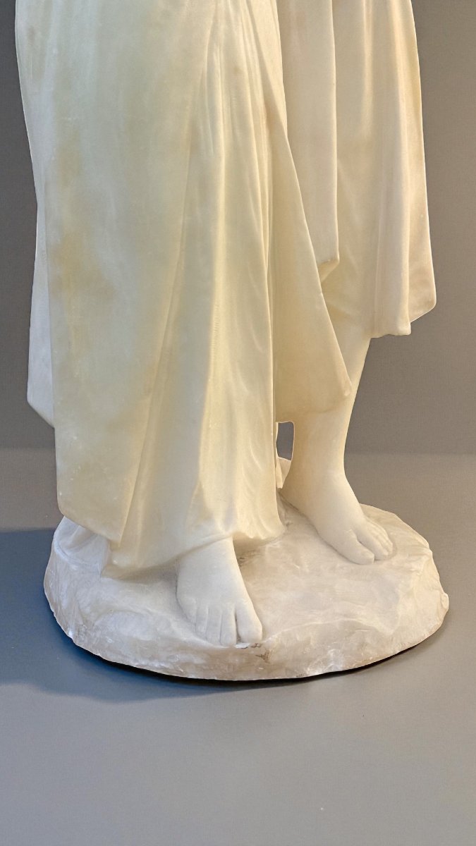 Gruppo scultoreo Coppia di Fanciulli Innamorati che Danzano, Marmo -photo-2