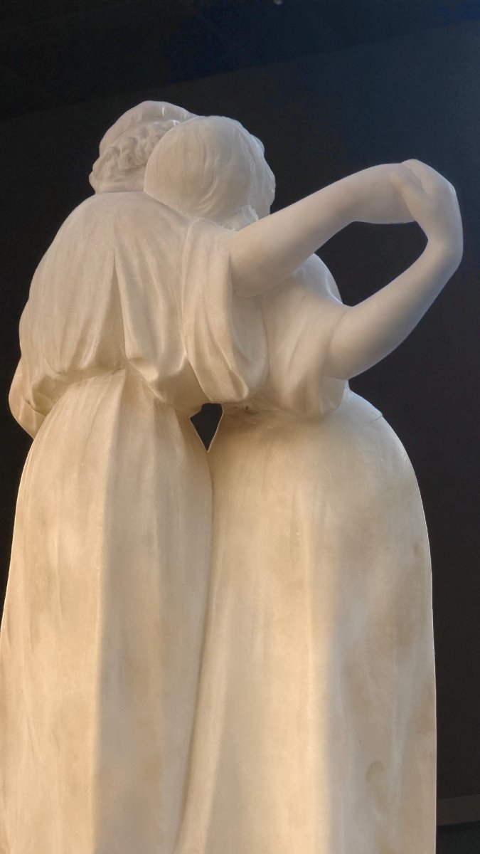 Gruppo scultoreo Coppia di Fanciulli Innamorati che Danzano, Marmo -photo-6