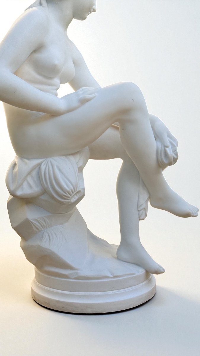 Statua raffigurante una Bagnante Nuda, Marmo Carrara -photo-8