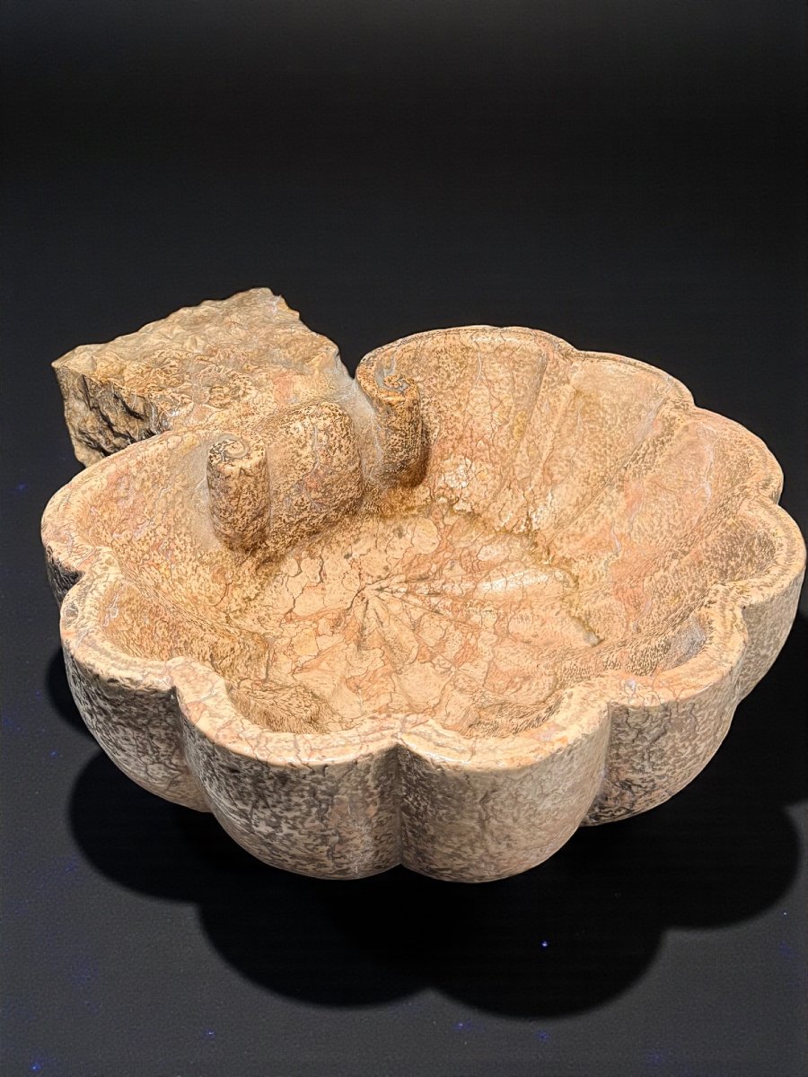 Antico Vaso a Conchiglia/Acquasantiera XVI° secolo-photo-1