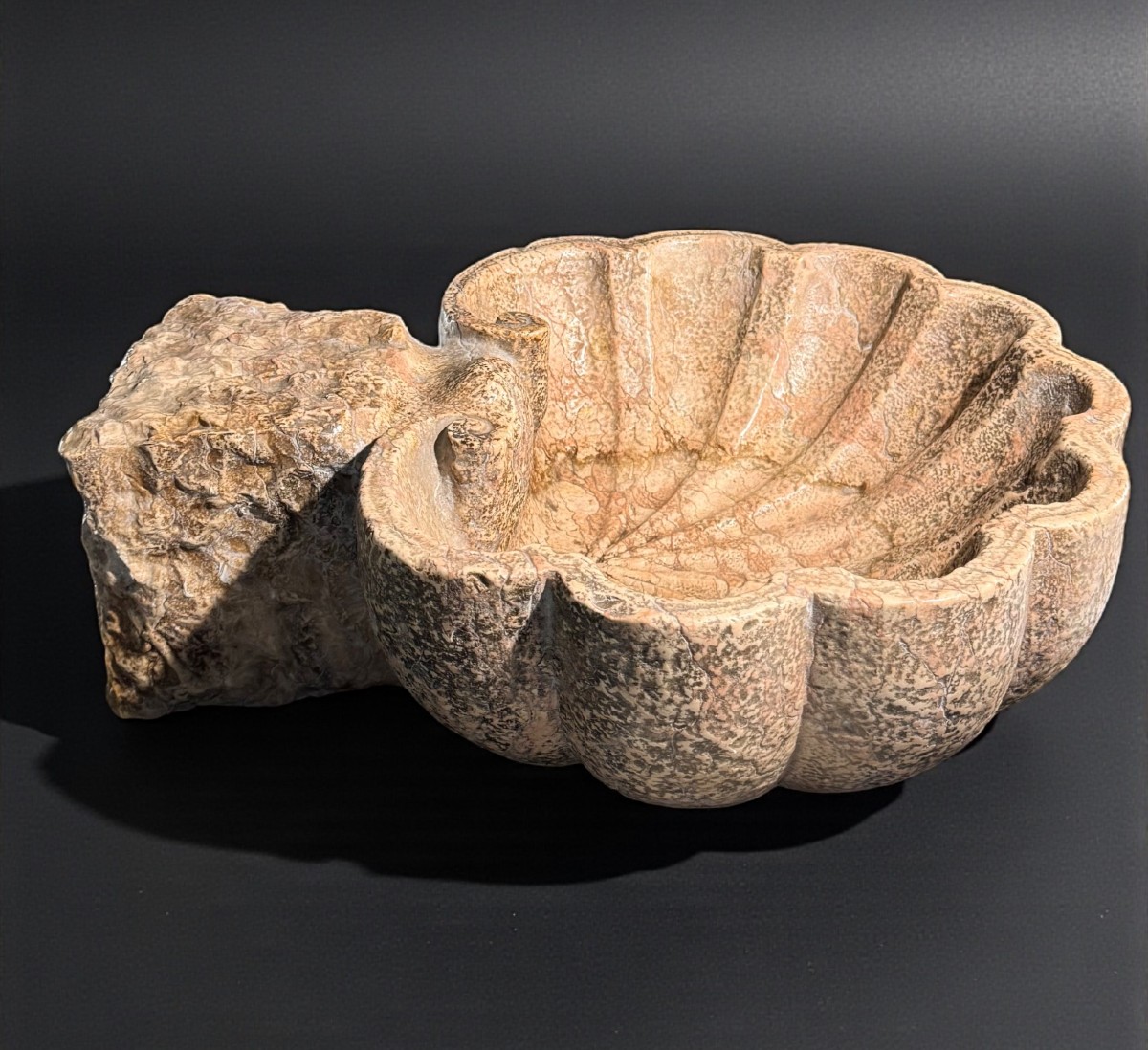 Antico Vaso a Conchiglia/Acquasantiera XVI° secolo