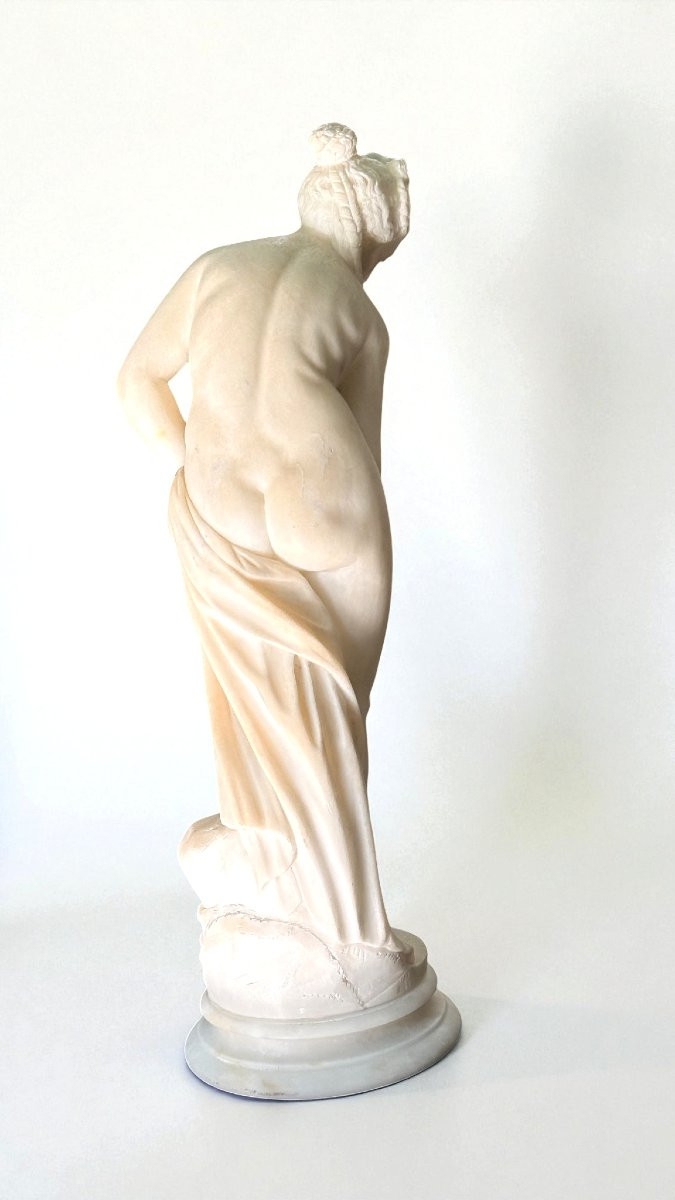 Statua Bagnante Nuda in Marmo Carrara -photo-5