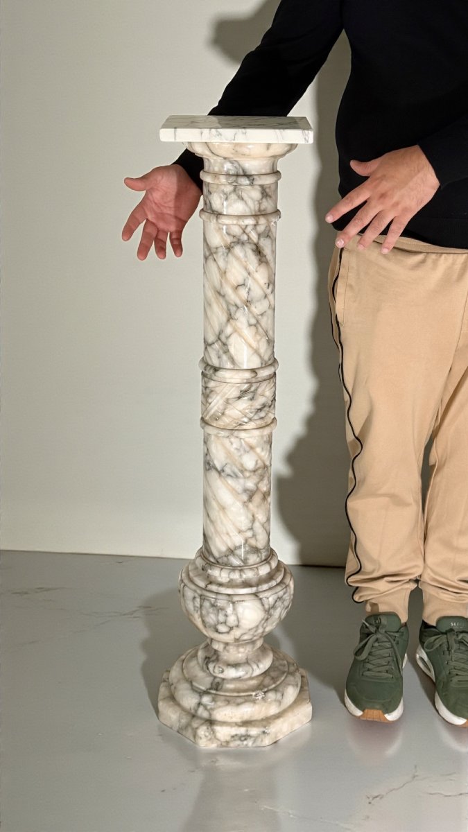 Colonna in Marmo Arabescato -photo-3