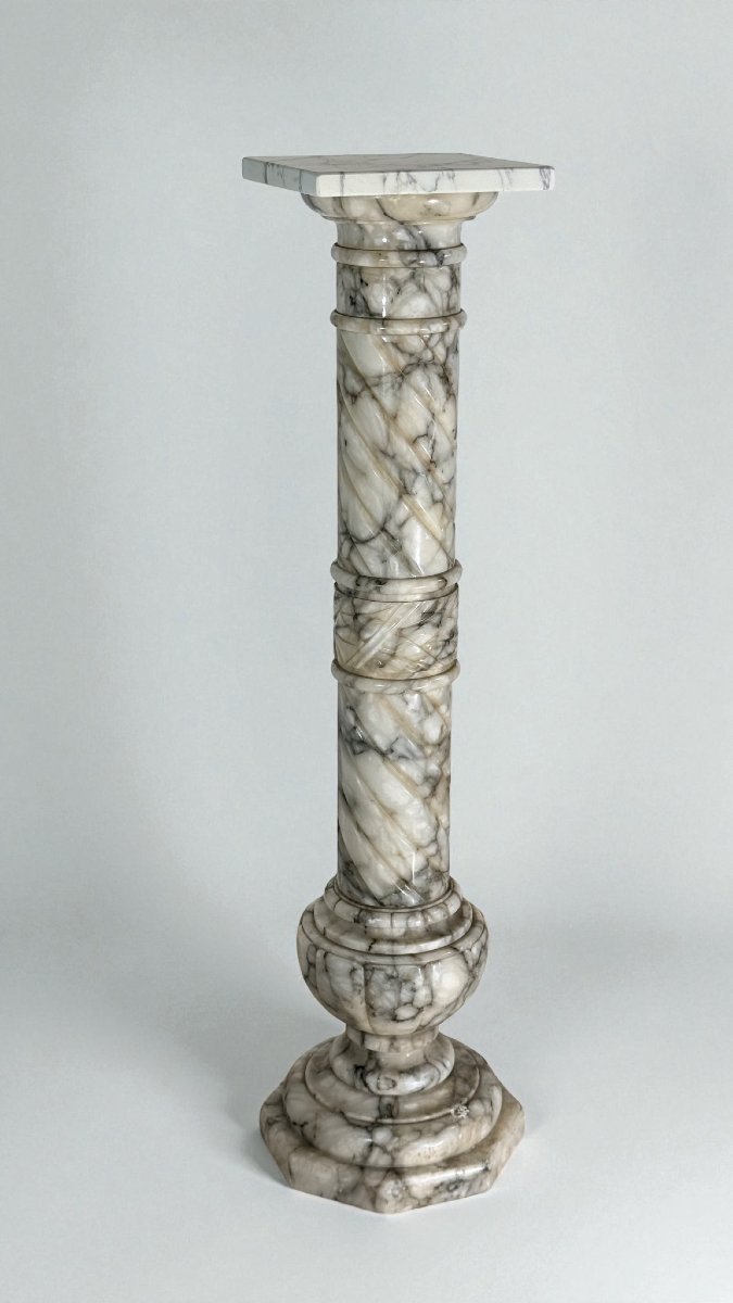 Colonna in Marmo Arabescato -photo-4