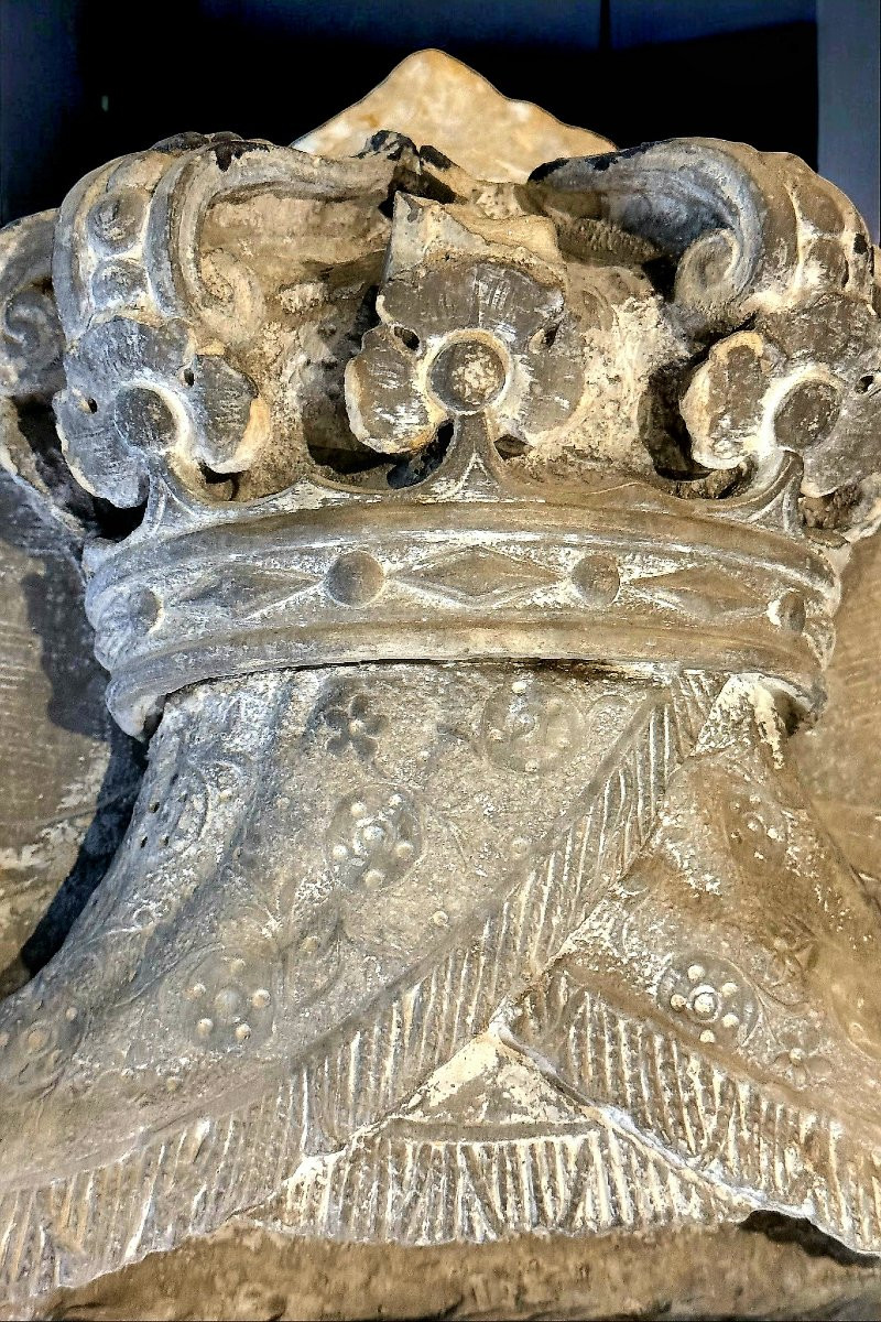 Stemma dei Principi di Vendimiglia in Marmo Carrara -photo-3