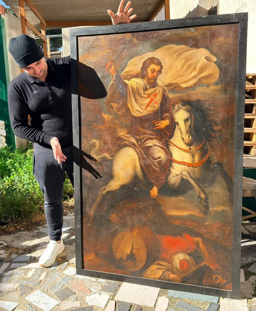 Dipinto San Giacomo il Maggiore a Cavallo XVII-photo-3