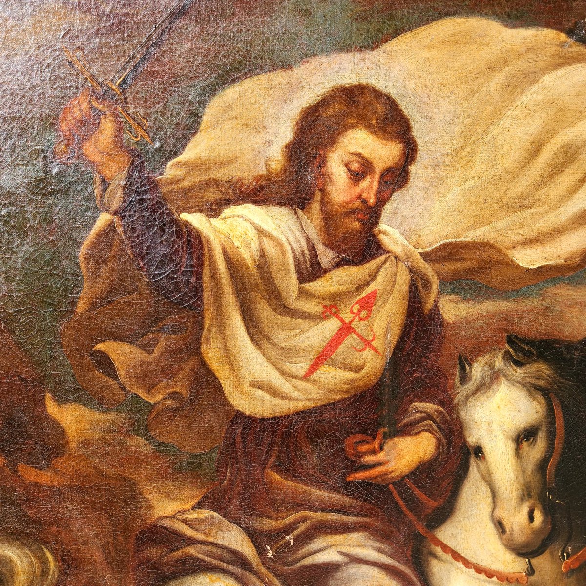 Dipinto San Giacomo il Maggiore a Cavallo XVII-photo-3