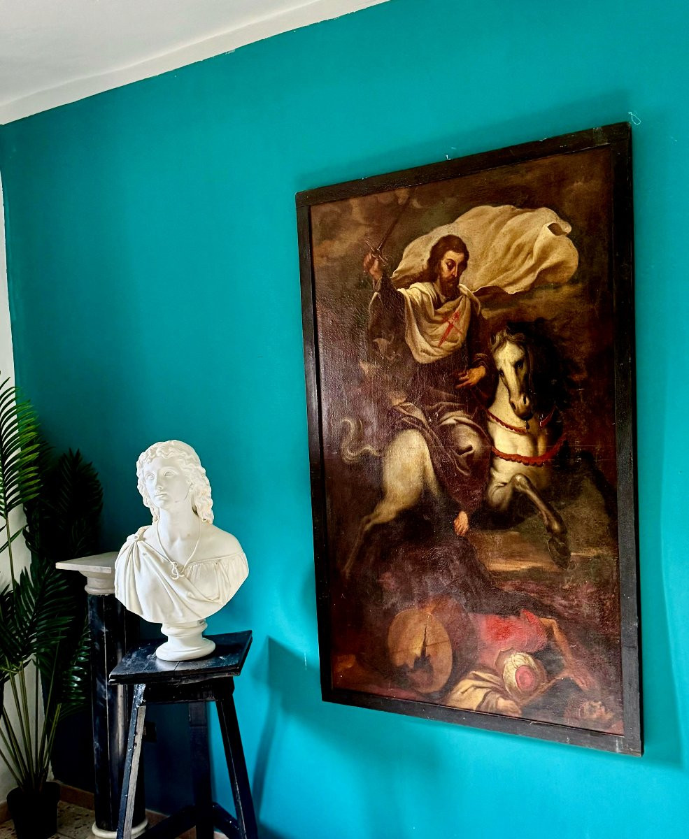 Dipinto San Giacomo il Maggiore a Cavallo XVII-photo-8