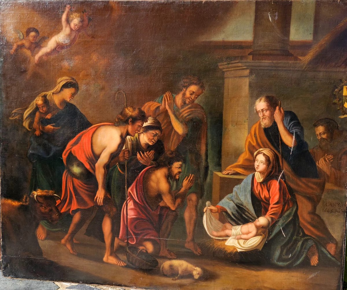 Dipinto raffigurante la Natività XVII-photo-2