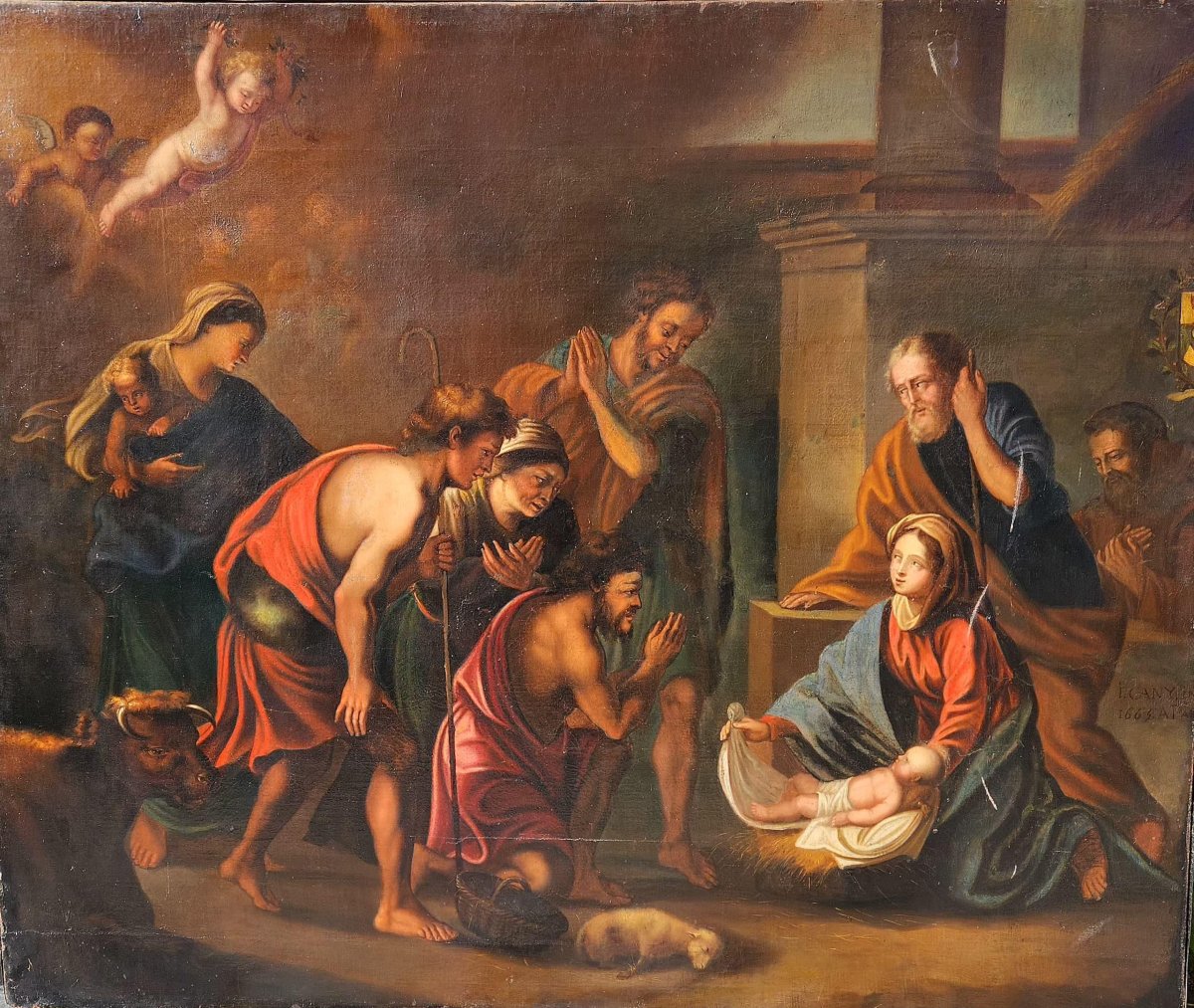 Dipinto raffigurante la Natività XVII-photo-3