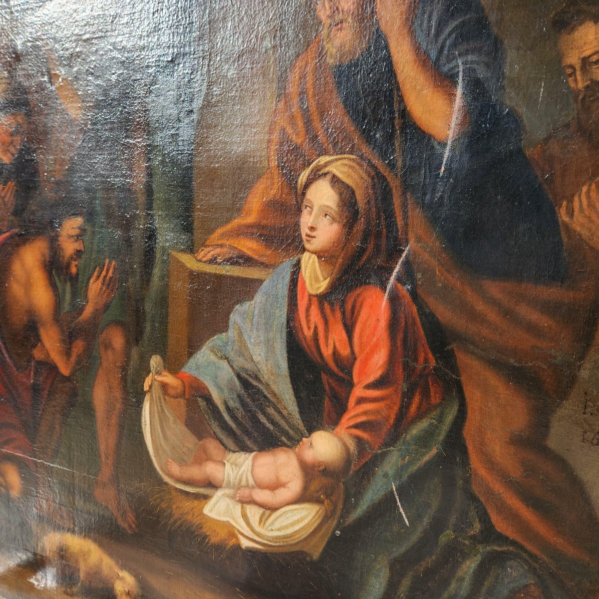 Dipinto raffigurante la Natività XVII-photo-4