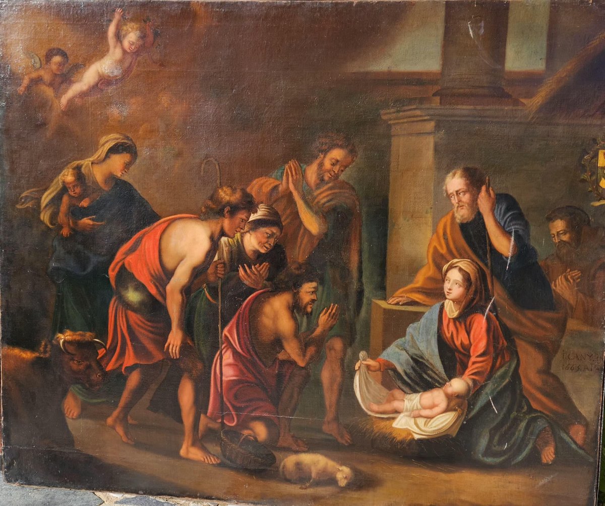 Dipinto raffigurante la Natività XVII-photo-7