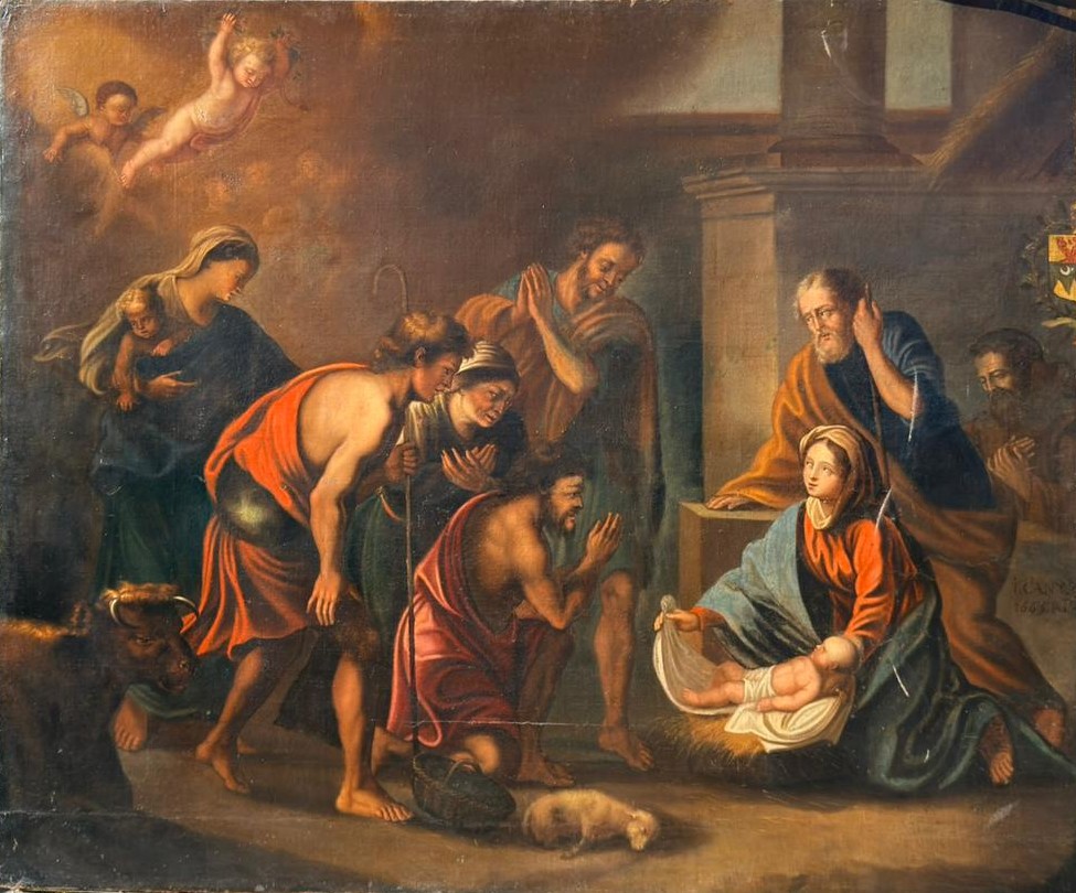 Dipinto raffigurante la Natività XVII