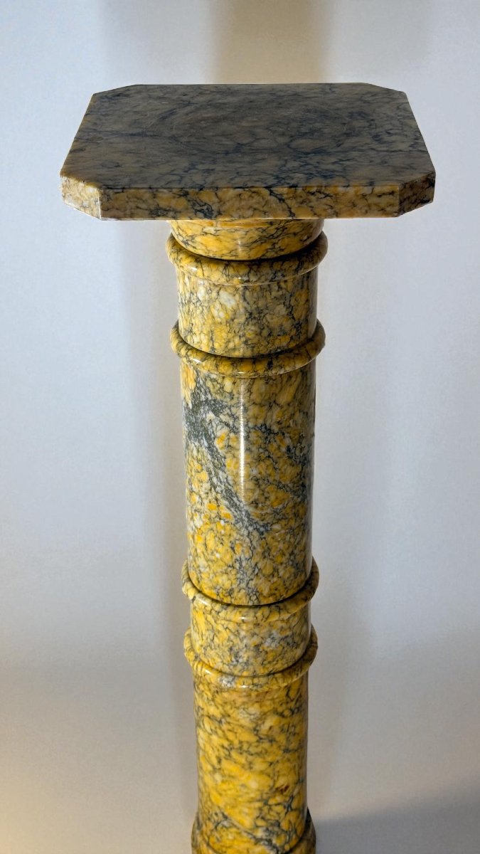 Capitello in Marmo Giallo Arabescato -photo-7