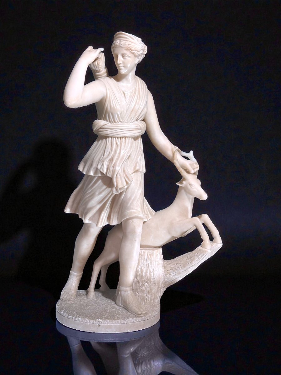 Statua raffigurante Diana dea della Caccia , Gori -photo-2