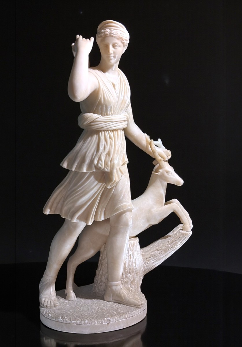 Statua raffigurante Diana dea della Caccia , Gori 