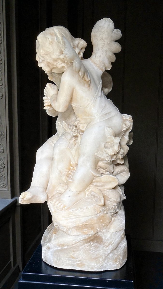 Statua raffigurante una coppia di Cherubini -photo-3