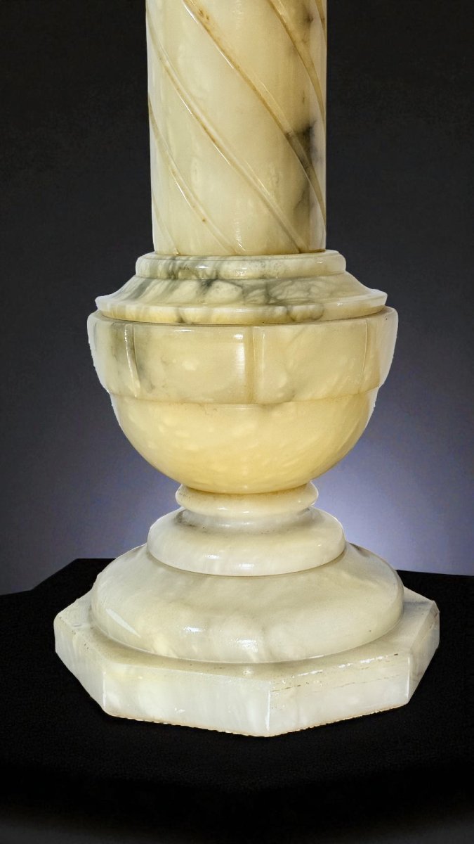 Colonna in Marmo Giallo Arabescato -photo-3