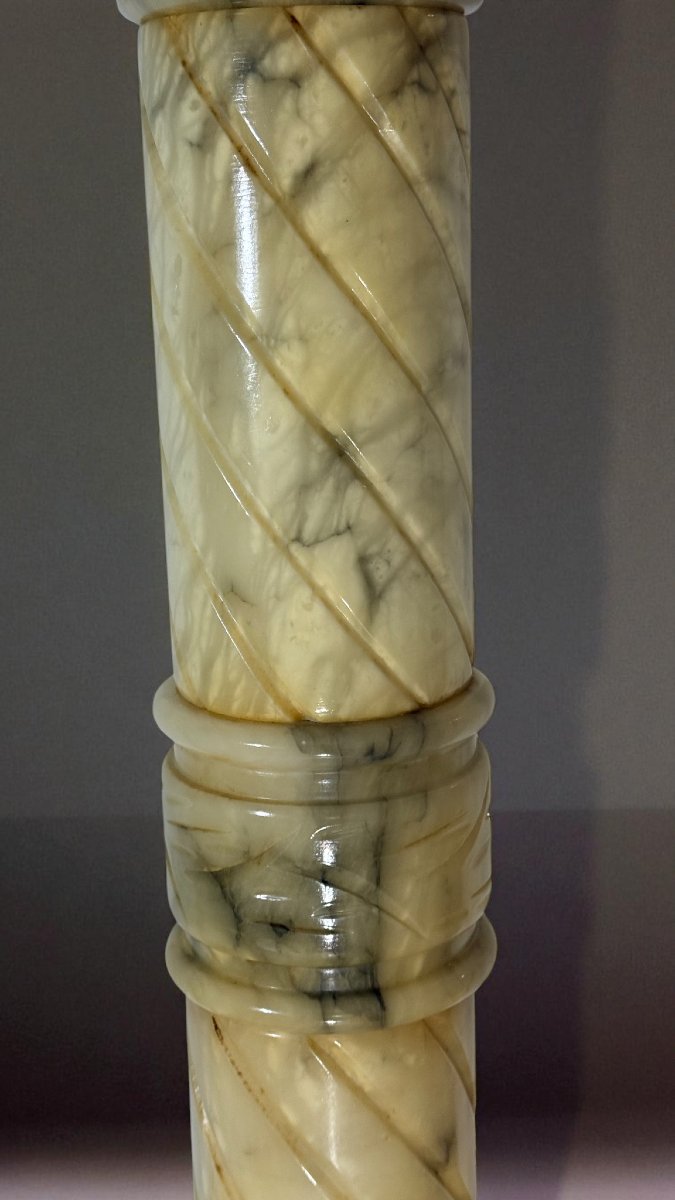 Colonna in Marmo Giallo Arabescato -photo-2