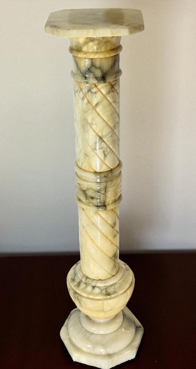 Colonna in Marmo Giallo Arabescato 