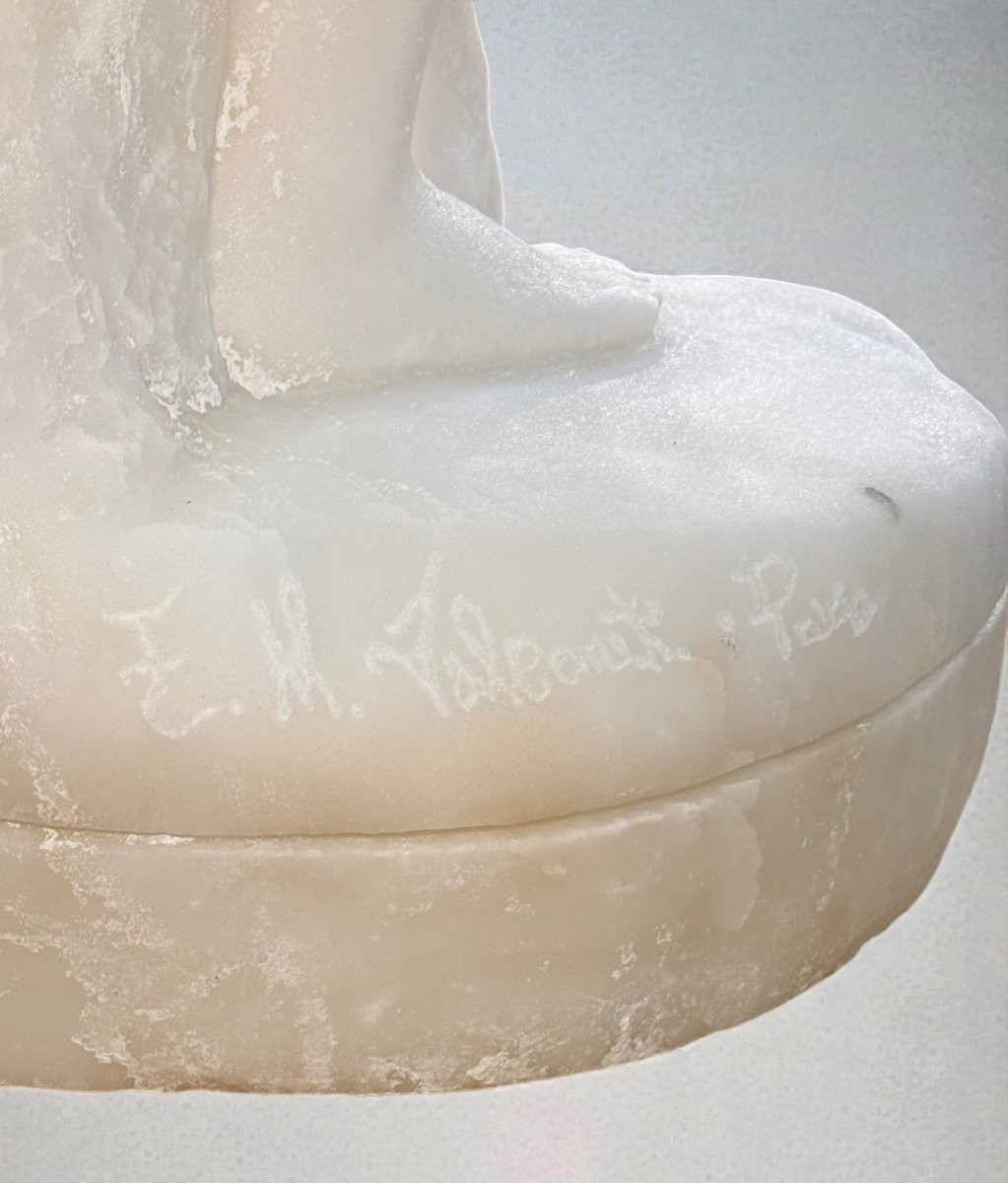 Statua Bagnante Nuda in Marmo Bianco Statuario di Carrara -photo-1