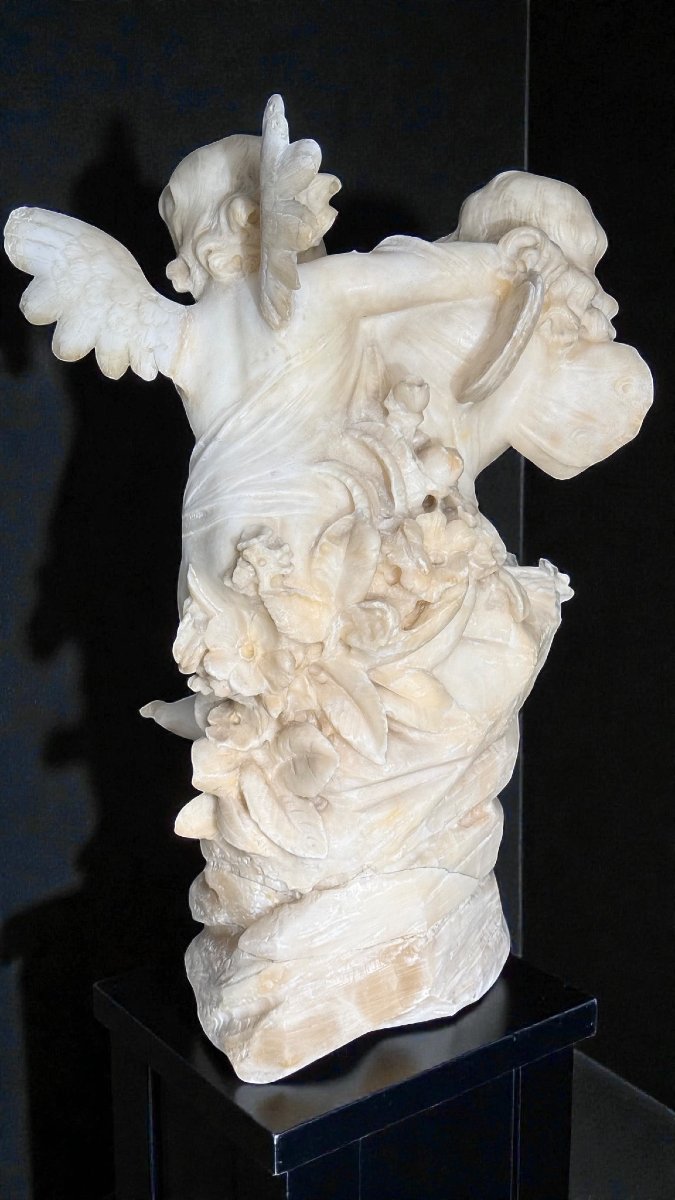 Statua coppia di Cherubini -photo-1