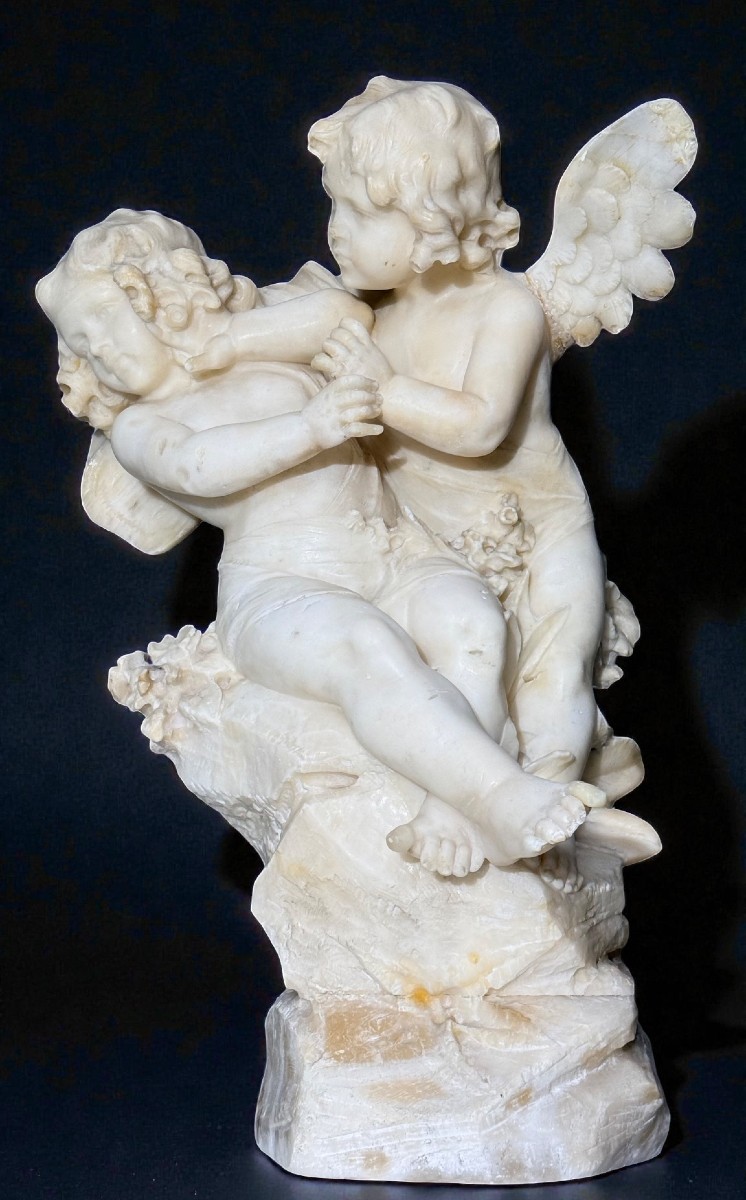 Statua coppia di Cherubini 