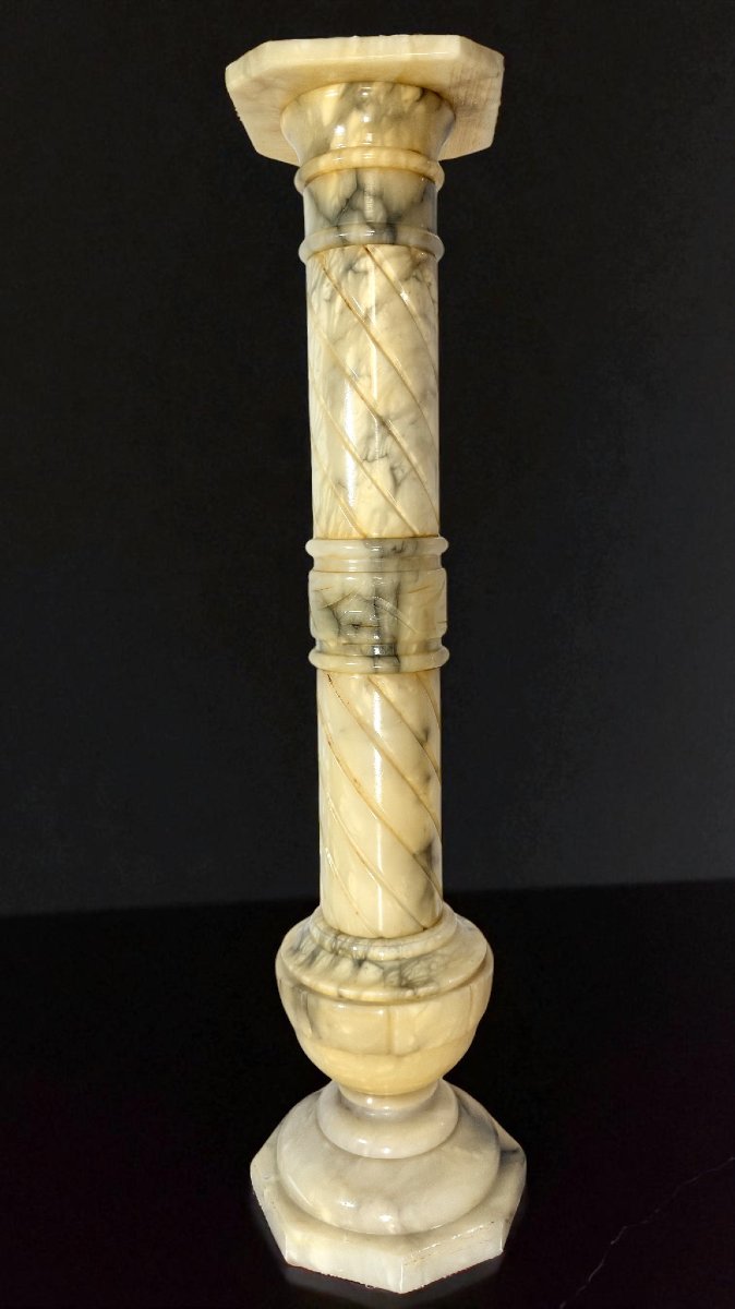 Colonna in Marmo Giallo Arabescato -photo-3