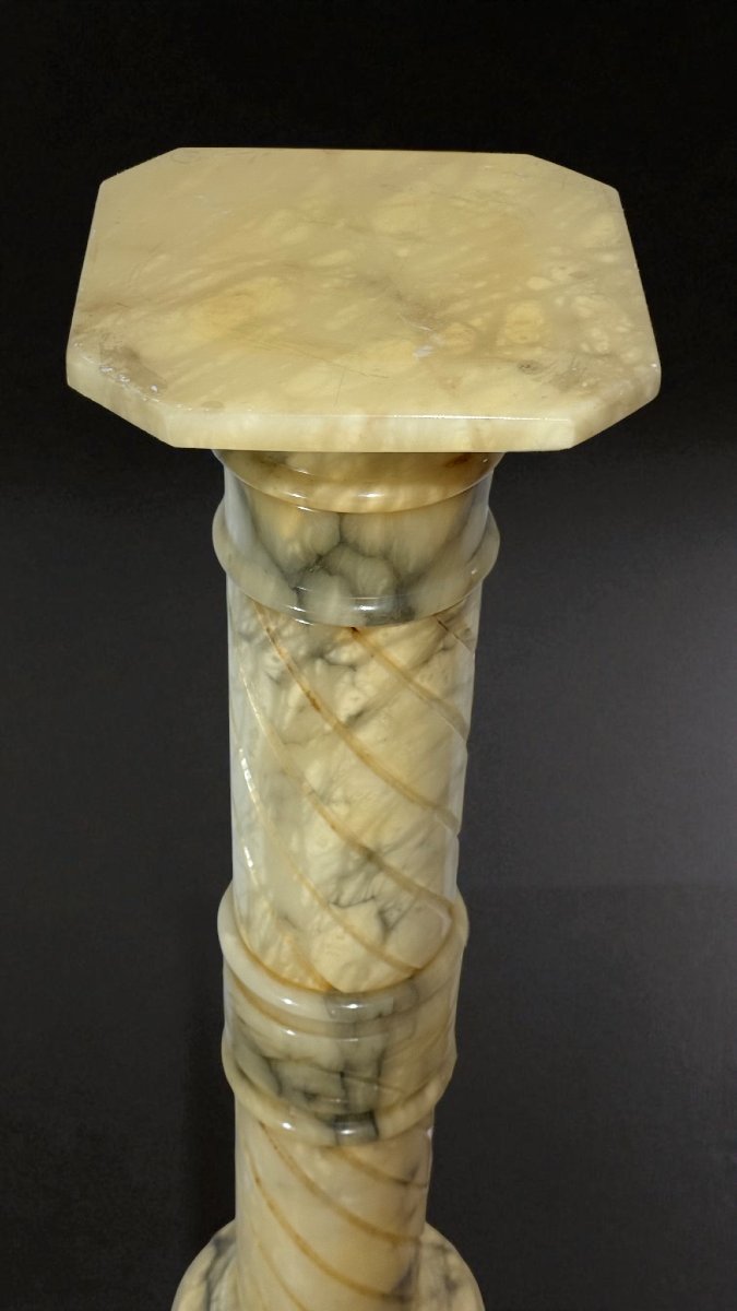 Colonna in Marmo Giallo Arabescato -photo-4