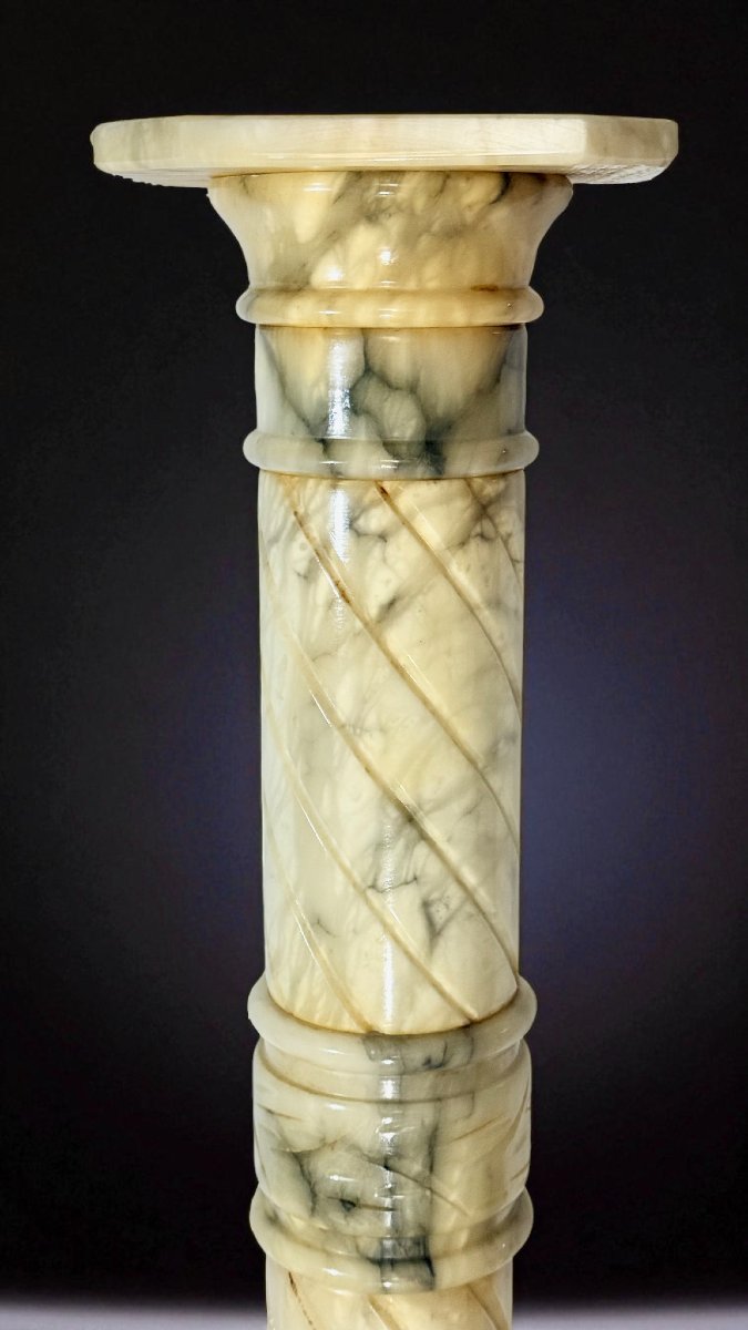 Colonna in Marmo Giallo Arabescato -photo-3