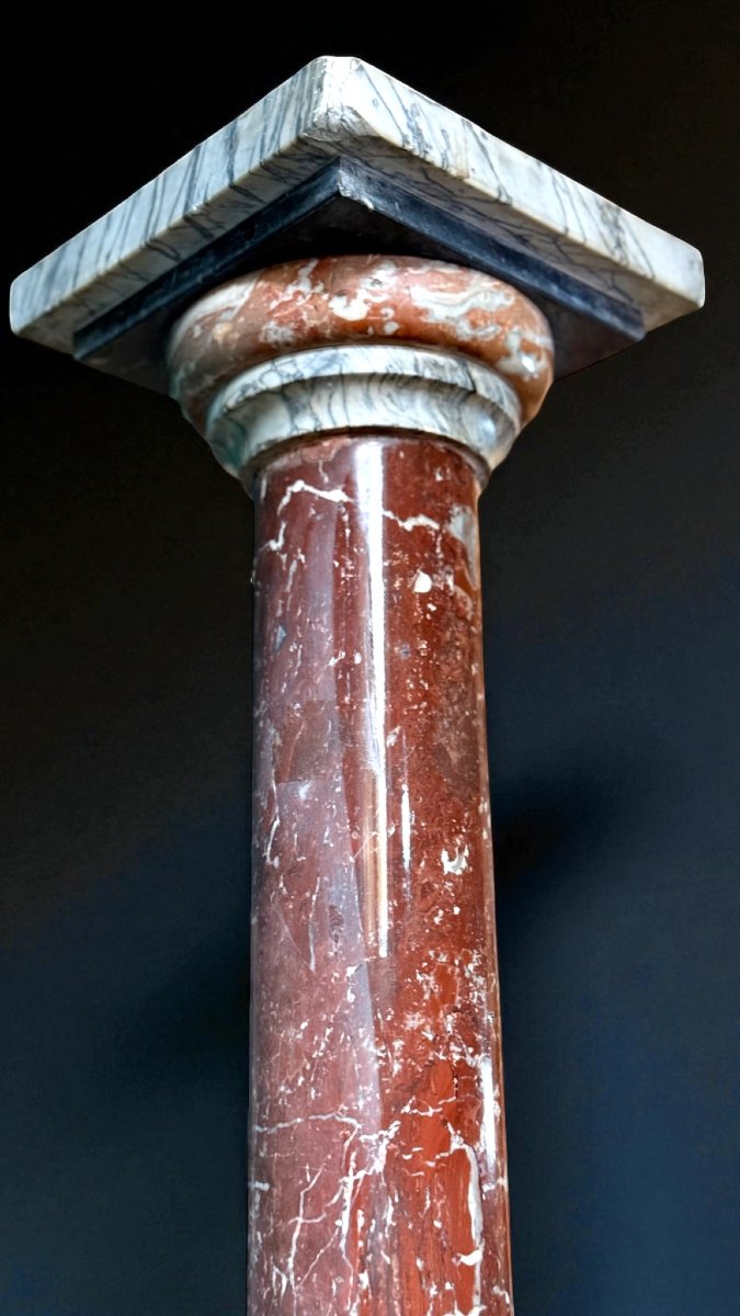 Colonna in Marmo Rosso di Verona -photo-2