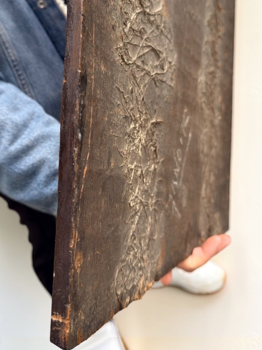 Dipinto raffigurante Maria Maddalena, olio su Tavola, XVI secolo -photo-3