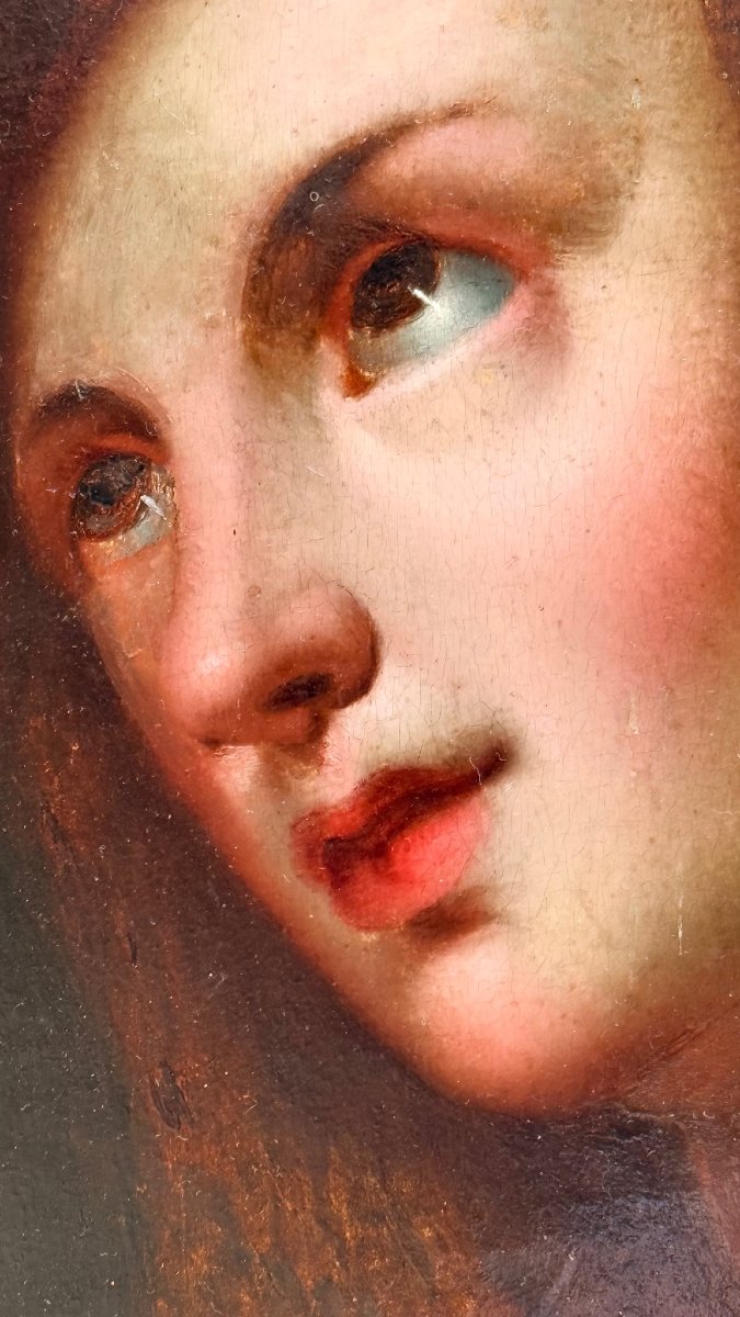 Dipinto raffigurante Maria Maddalena, olio su Tavola, XVI secolo -photo-7