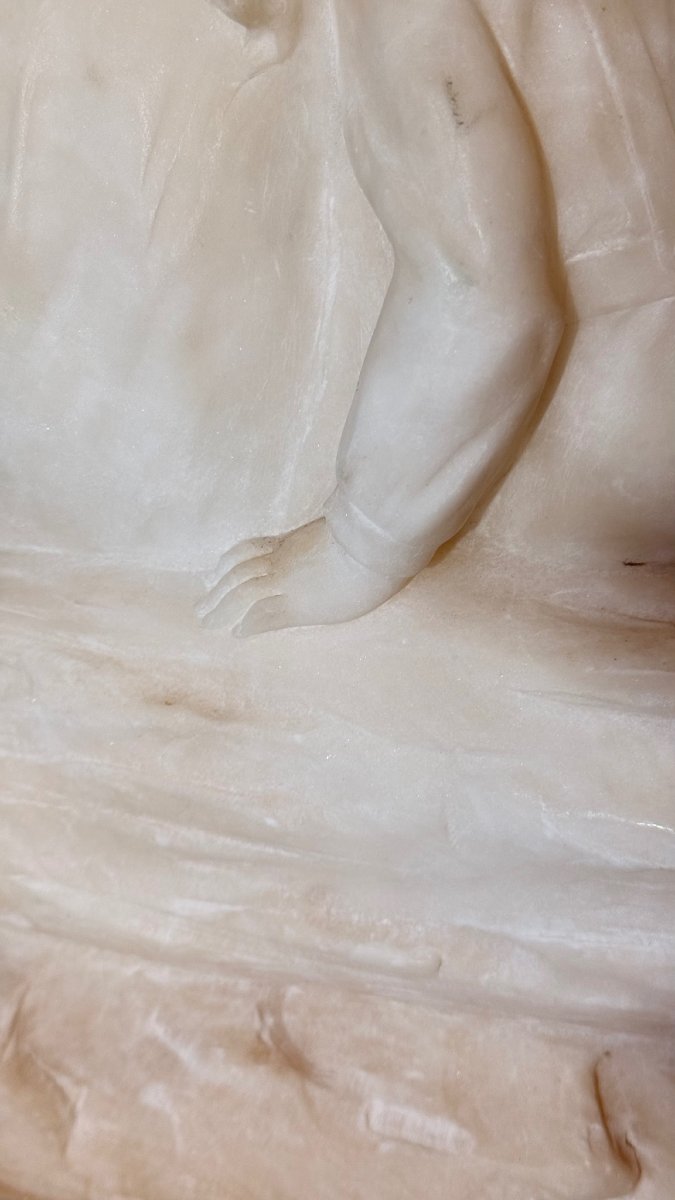 Statua raffigurante una Coppia di Fanciulli che giocano con un cane -photo-4